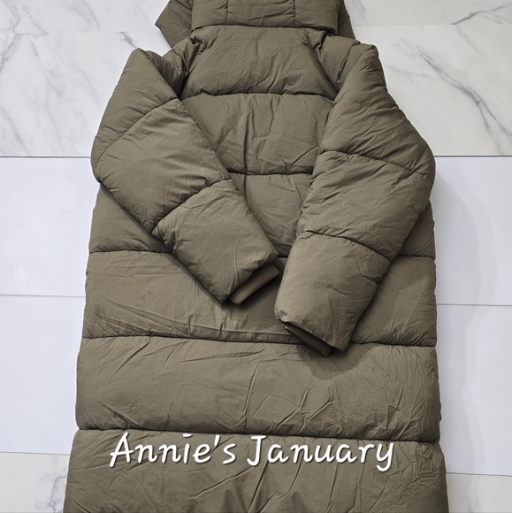 ZARA Women's Water&Wind Protection Long Anorak(Dark Olive, US L /EUR L) - Picture 16 of 16